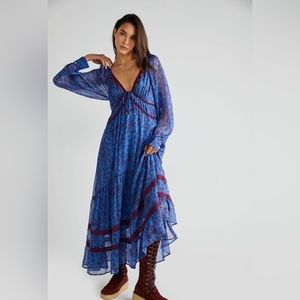 *CLOSET CLEAR-OUT*  Free People Flowy Dress Blue